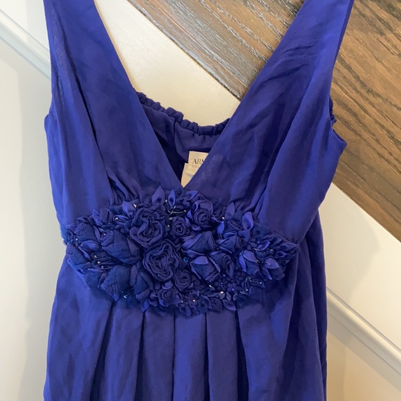 Armani collezioni cobalt blue embellished dress - Picture 2 of 8